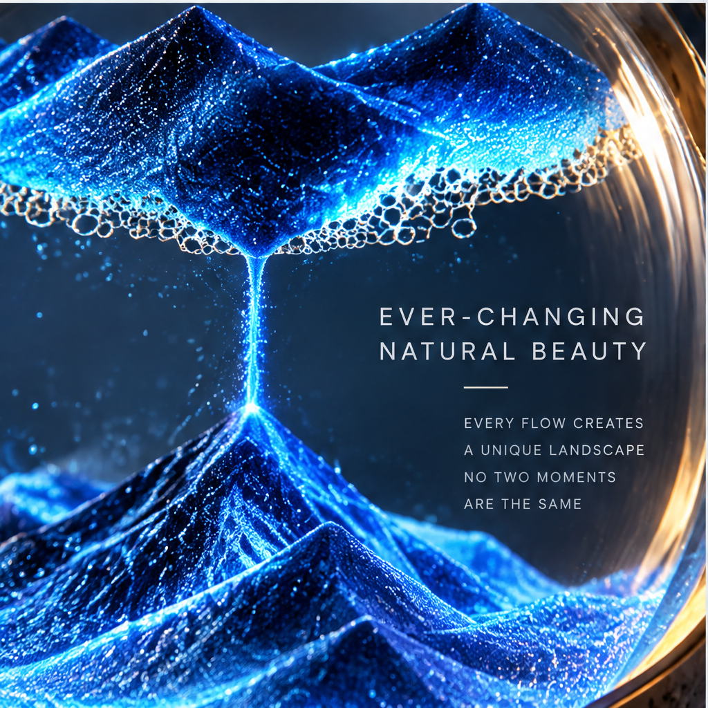 Bring Tranquility to Every Space – a perfect gift for yourself or someone special – lifestyle shot on dark wood desk with books and ambient room lighting