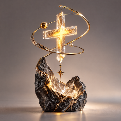 Elegant from every angle – a stunning art piece that elevates any space, shown with dimensions 7.5in height × 4.7in width × 3.9in depth